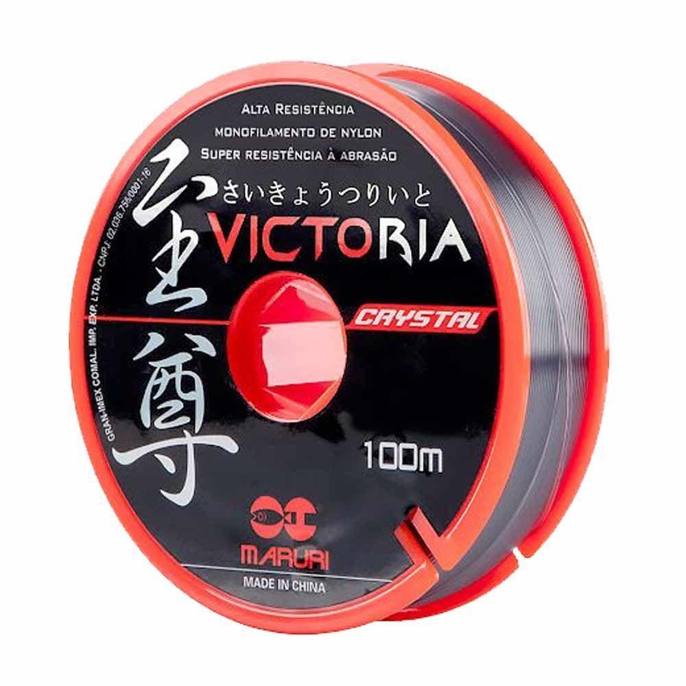 Linha De Pesca Nylon Victoria Cinza 1000 Metros Tamanho 0,47mm - 2
