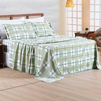 Jogo De Lençol Benim King 4 Peças Micropercal 400 Fios Estampado - York - 100% Poliéster - 2