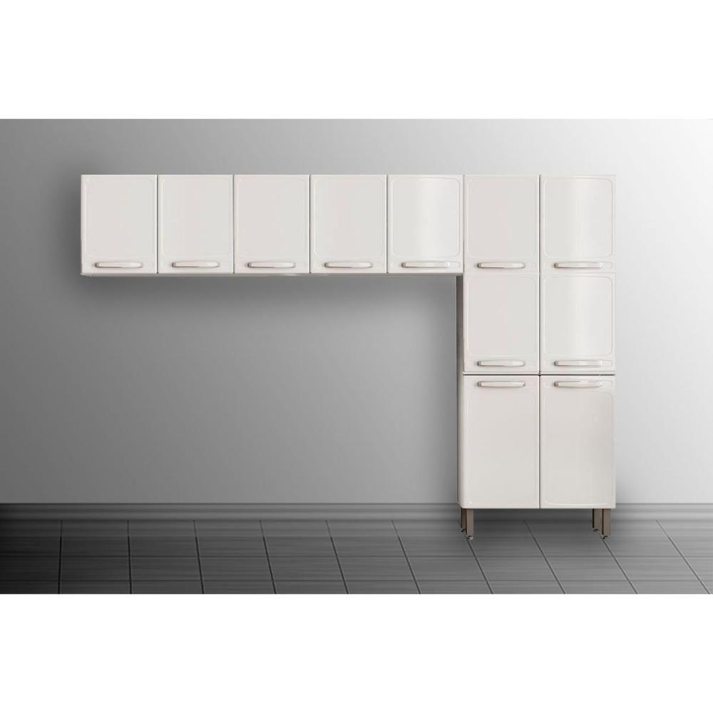 Cozinha Modulada Bertolini Evidence 3 Peças (2aéreos+1paneleiro) Cpt60 Branco-bertolini - 1