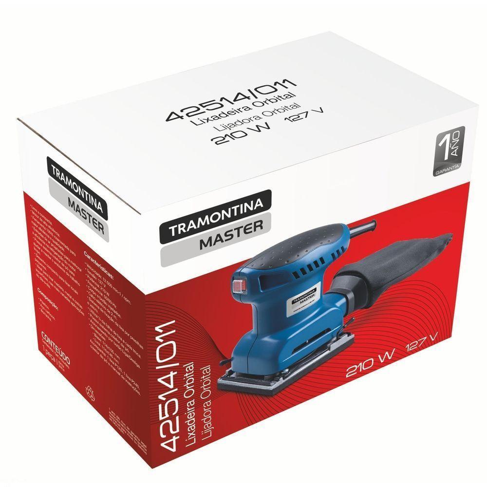 Lixadeira Orbital 210 W 127 V Tramontina Para Uso Profissional Com Sistema Coletor De Pó Tramontina - 2