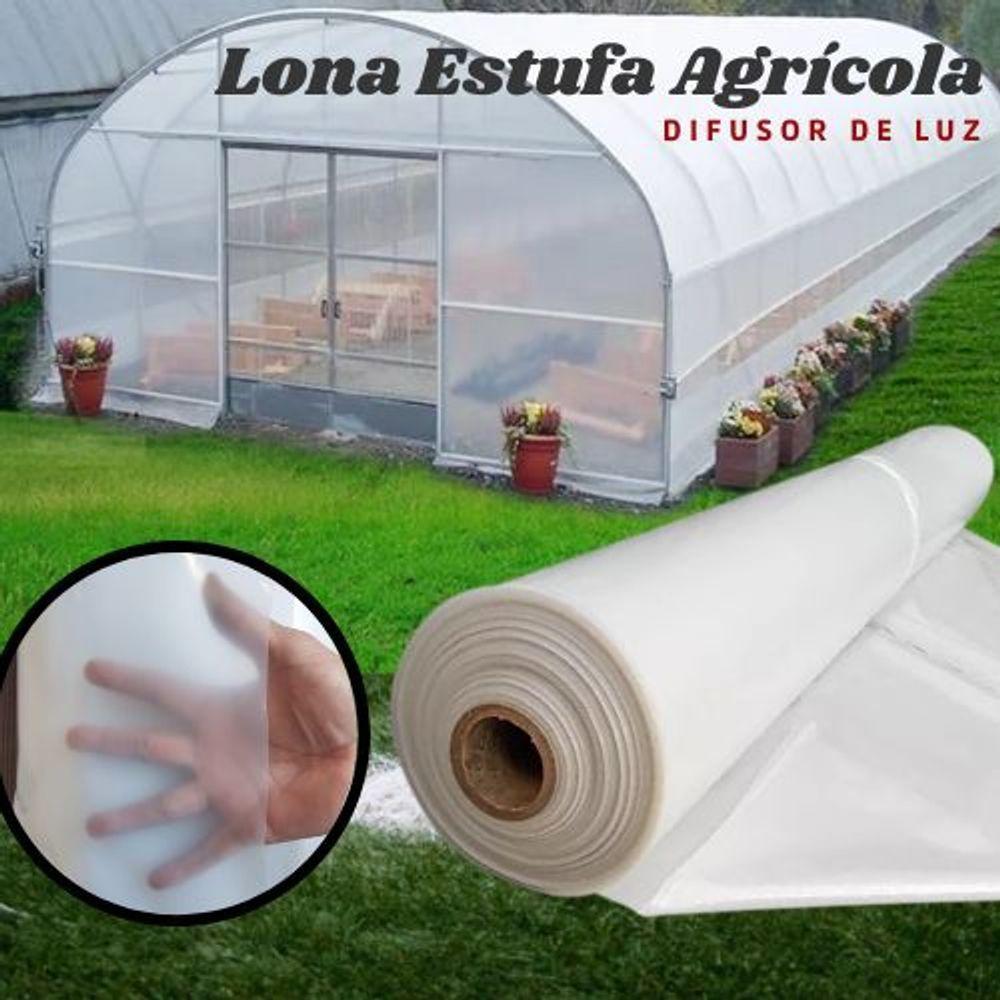 Lona Para Estufa Filme Plastico 150 Micras Difusor 6,30 X27m X 150 - 5