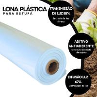 Lona Para Estufa Filme Difusor 10x30m 150 Micras Uv Dl - 3