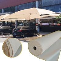 Tela De Sombreamento De Estacionamento 4x6 Bege-palha Com Ilhos