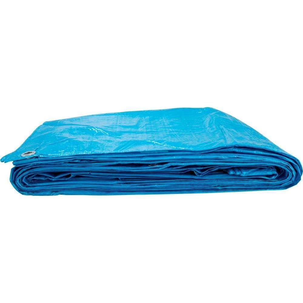 Lona Polietileno Azul 5 X 3m 100 Micras Leve Vonder - 3