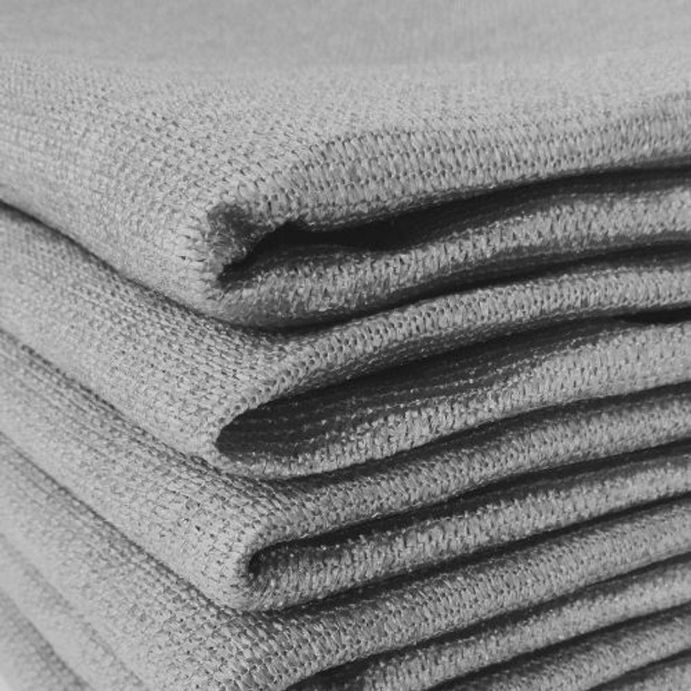 Tela Para Cobertura De Estacionamento Condomínio 5,10x5 Cinza Com Ilhos - 4