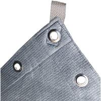 Tela Para Cobertura De Estacionamento Condomínio 5,10x5 Cinza Com Ilhos - 2