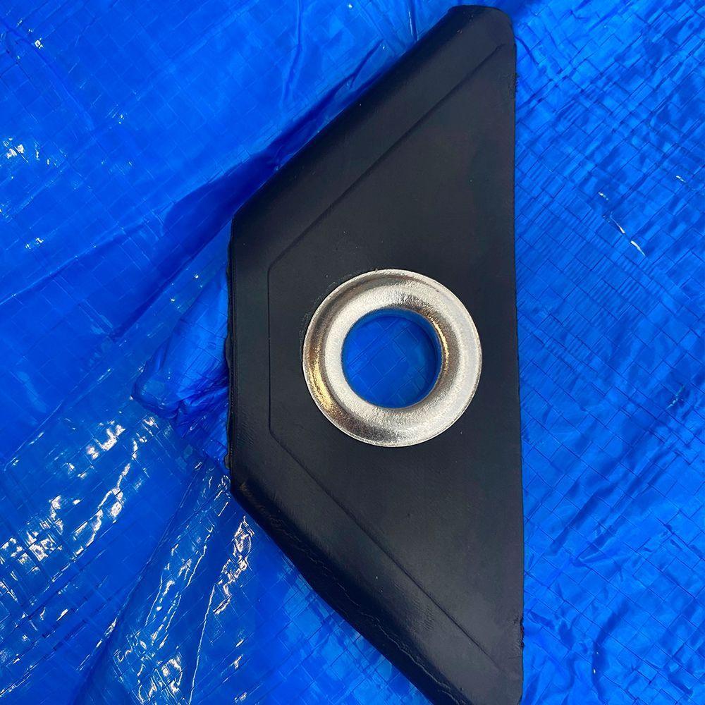 Lona Polietileno 6x4 M Com Cantos Reforçados Azul Famastil - 4