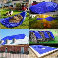 Lona Polietileno 6x4 M Com Cantos Reforçados Azul Famastil - 6