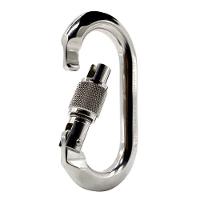 Mosquetão Aço Inox Oval Usclimb Ce Uiaa 25kn Trava Rosca - 3