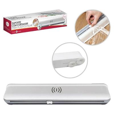 Suporte Porta Papel Filme Plástico Film Pvc E Alumínio Com C