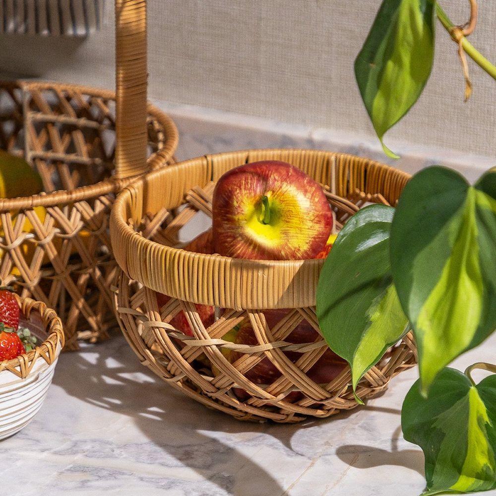 Cesto Copa E Cia Rattan Fiji Pequeno - 2