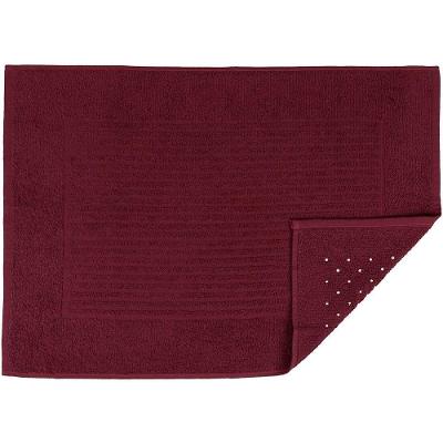 Toalha De Piso Basic Antiderrapante 50x70cm Burgundy