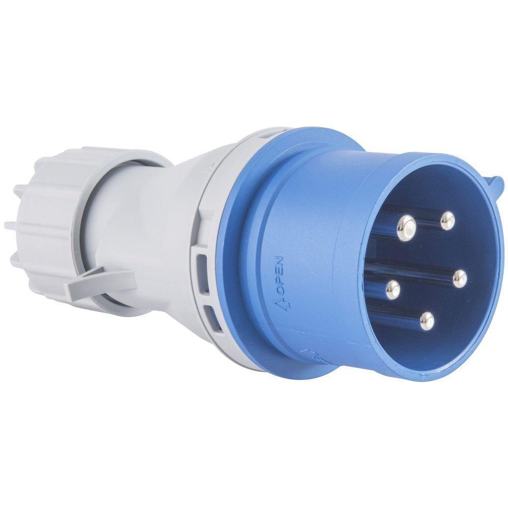 Plugue Móvel Industrial 3p+n+t Tramontina 32 A 220-250 V 9 H Ip44 Tramontina - 1