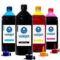 Kit 4 Tintas Epson Bulk Ink L355 Cmyk 1 Litro Corante Valejet - 1