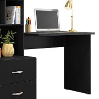 Mesa Escrivaninha Com Estante Livreiro 138cm Jay Preto Z49 - Mpozenato - 6