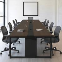 Mesa Reunião Grande 8 Lugares 3,60m Freijó Preto - 4