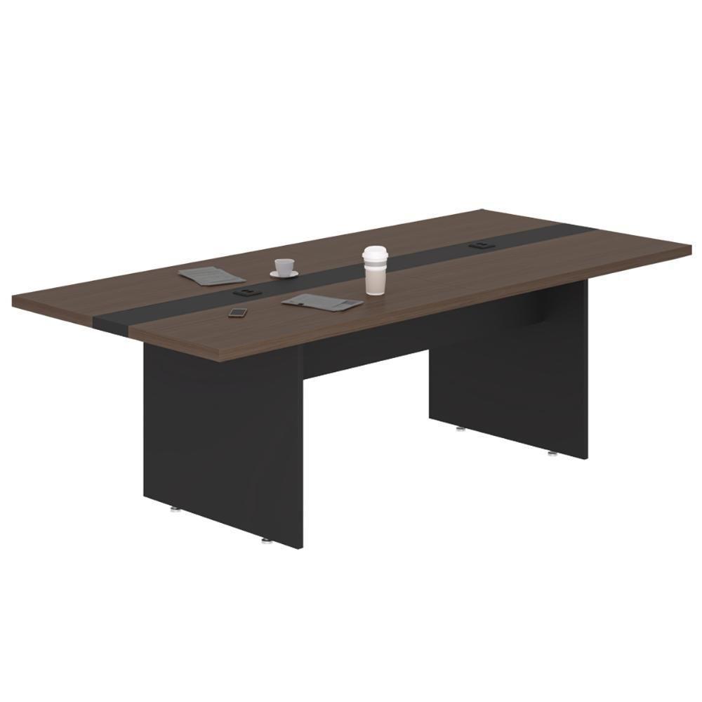 Mesa De Reunião Executiva 6 Lugares Premium 2,40m Freijó - 3