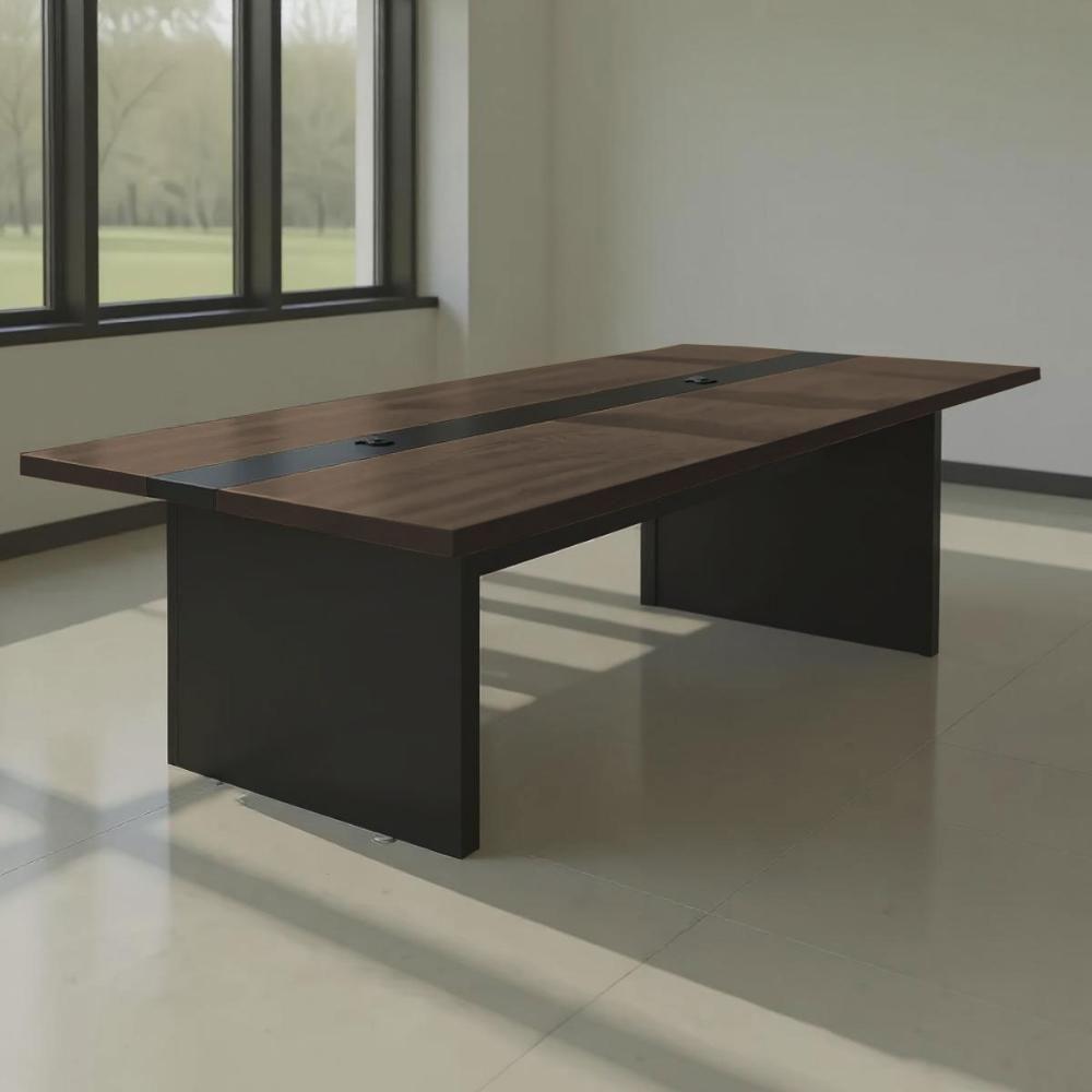 Mesa De Reunião Executiva 6 Lugares Premium 2,40m Freijó - 4