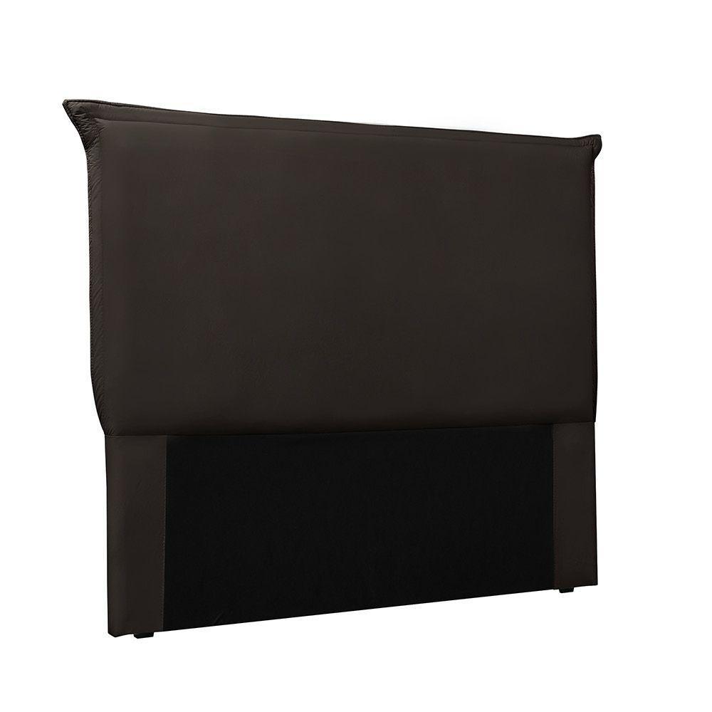 Cabeceira Garden Cama Box Solteiro 90Cm Corino Marrom - 1