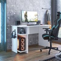 Mesa Escritório E Gamer 3875 Qmovi Branco - 1