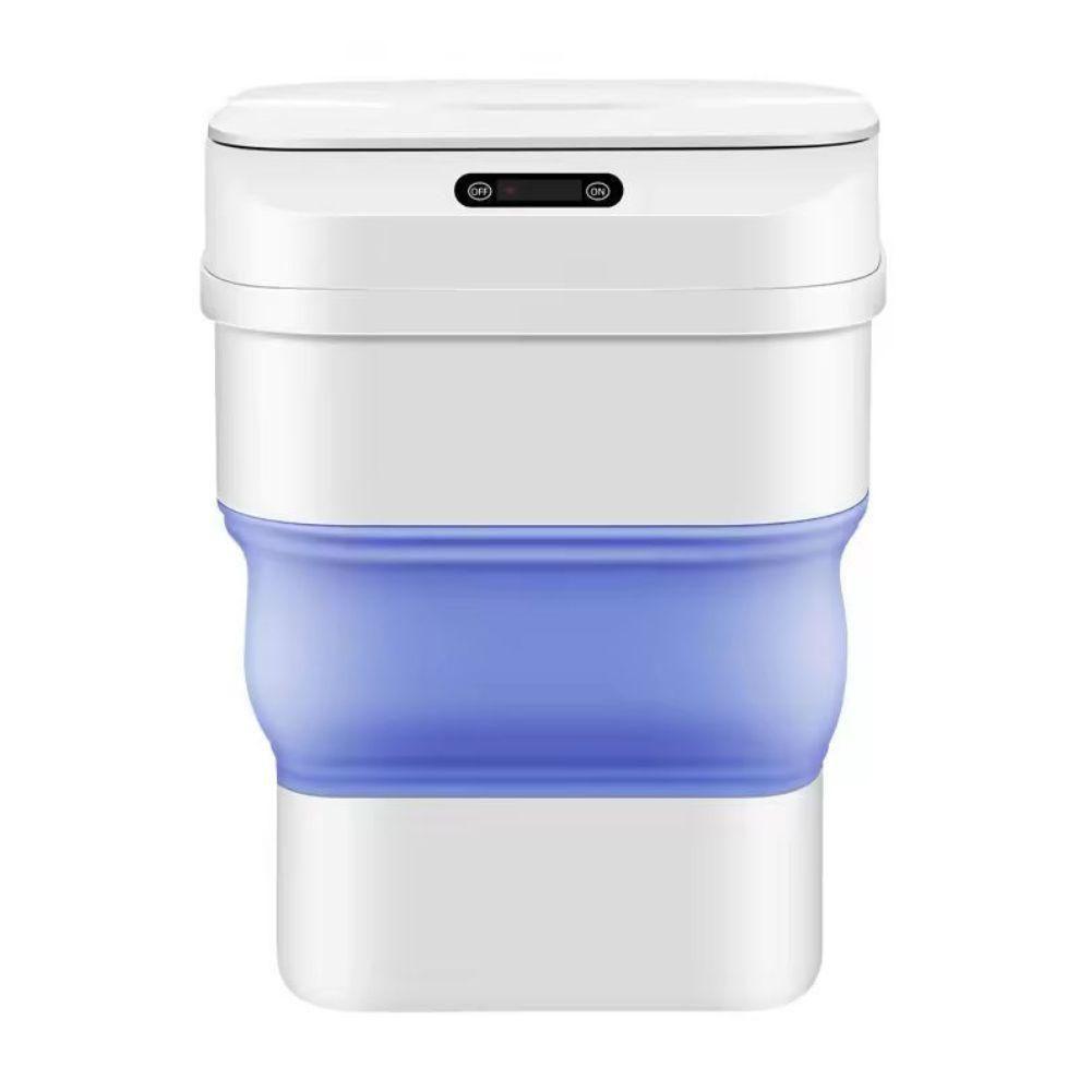 Lixeira Automatica Sensor Smart Cesto De Lixo Retratil Inteligente A Prova Agua Viagem Camping Praia Cor:rosa - 1