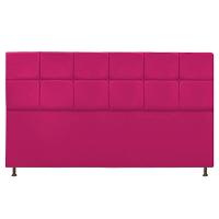 Cabeceira Estofada Damares 195 Cm King Size com Botonê Pink - 1