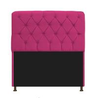 Kit Cabeceira e Recamier 195 Cm King Size Suede Pink - 2