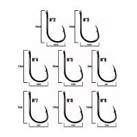 Anzol Marine Sports Chinu Black Preto Tamanho N5 - 2