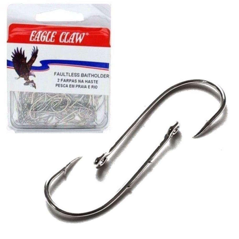 Anzol Eagle Claw Dupla Farpa C/100un Super Resistente Tamanho N10 - 2