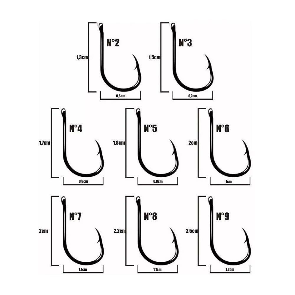 Anzol Marine Sports Chinu Black Preto Tamanho N4 - 2