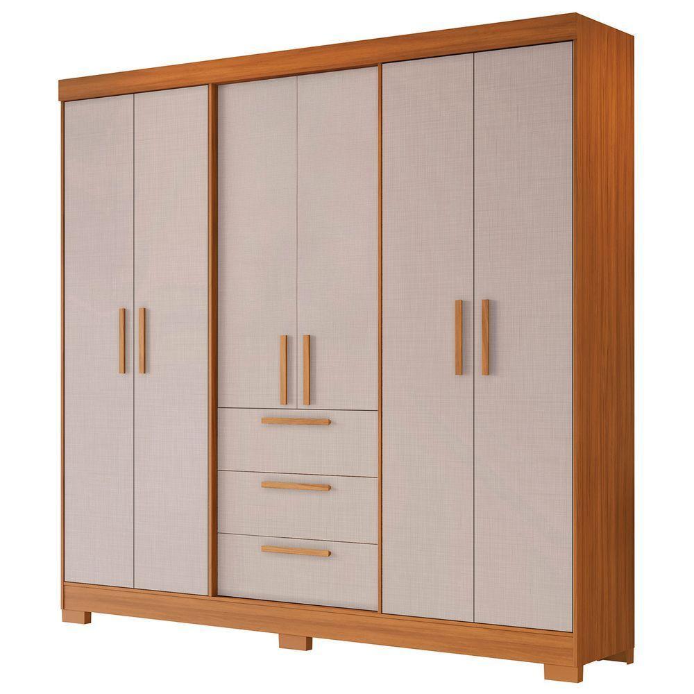 Guarda-roupa Nt 6030 Freijo Com Off White - Notavel - 1