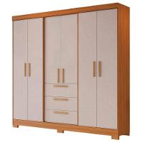 Guarda-roupa Nt 6030 Freijo Com Off White - Notavel - 1
