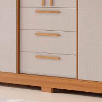 Guarda-roupa Nt 6030 Freijo Com Off White - Notavel