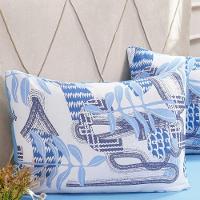 Jogo De Cama Queen Dreams Malha 100% Algodão 158x198x30cm Azul - 5