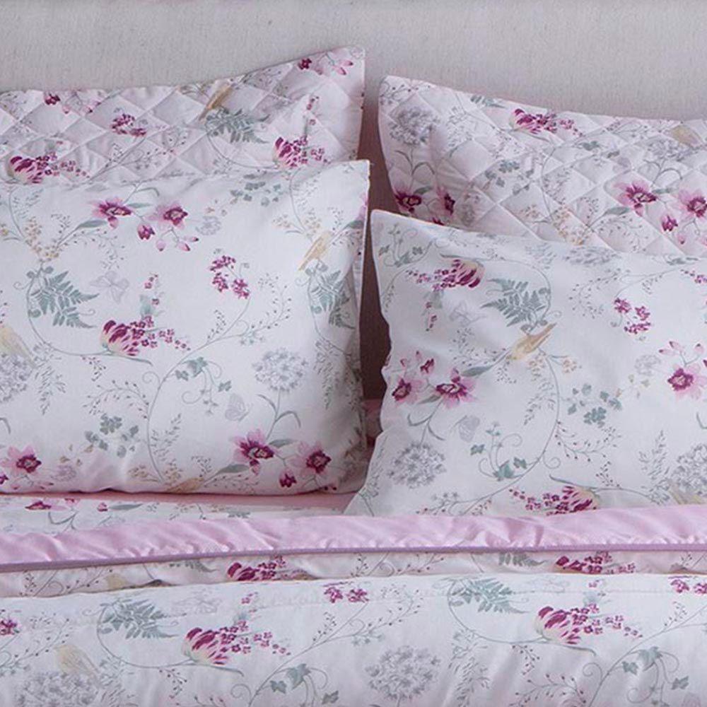 Jogo De Cama Duplo Queen 140 Fios Cloe Realce Premium Sultan - 5