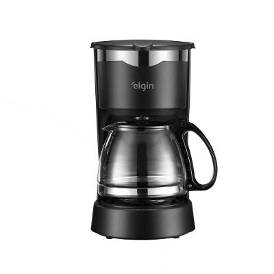 Cafeteira Elétrica Elgin Eletrica 15 Xícaras Jarra de Vidro Filtro Permanente Preto 220V
