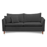 Sofá Living Kassia 2 Lugares 1,84m Veludo Cores Lansofbr Cores Marrom - 2