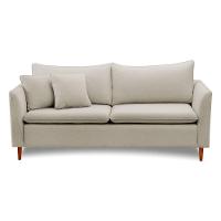 Sofá Living Kassia 2 Lugares 1,44m Veludo Cores Lansofbr Cores Grafite - 2