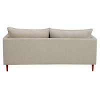 Sofá Living Kassia 2 Lugares 1,44m Veludo Cores Lansofbr Cores Grafite - 3