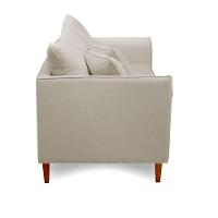 Sofá Living Kassia 2 Lugares 1,44m Veludo Cores Lansofbr Cores Grafite - 6