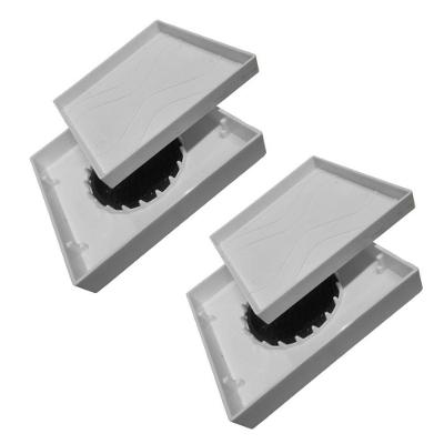 Kit 2 Ralo Oculto 15x15 Invisivel P/ Piso Porcelanato Branco