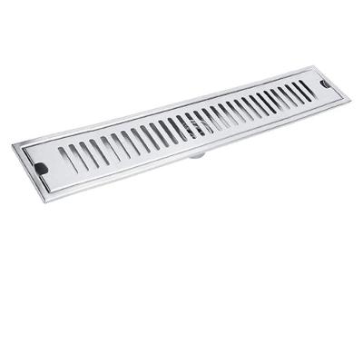 Ralo Linear Inox 60cm Area Externa Banheiro Anti Odor Anti Inseto Lavabo Quintal Higienico Resistente