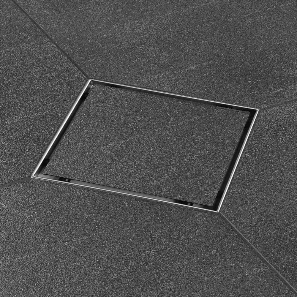 Ralo Oculto Invisivel 15x15 Discreto Kit 7 Uni Aço Inox Cozinha Lavabo Banheiro Varanda Lavanderia Higiene Discreto - 2