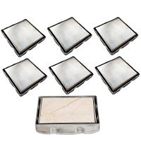 Ralo Oculto Invisivel 15x15 Discreto Kit 7 Uni Aço Inox Cozinha Lavabo Banheiro Varanda Lavanderia Higiene Discreto - 1