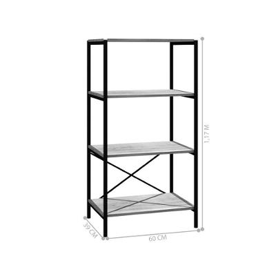 Multiuso Vintage Asui Com 4 Suportes Preto