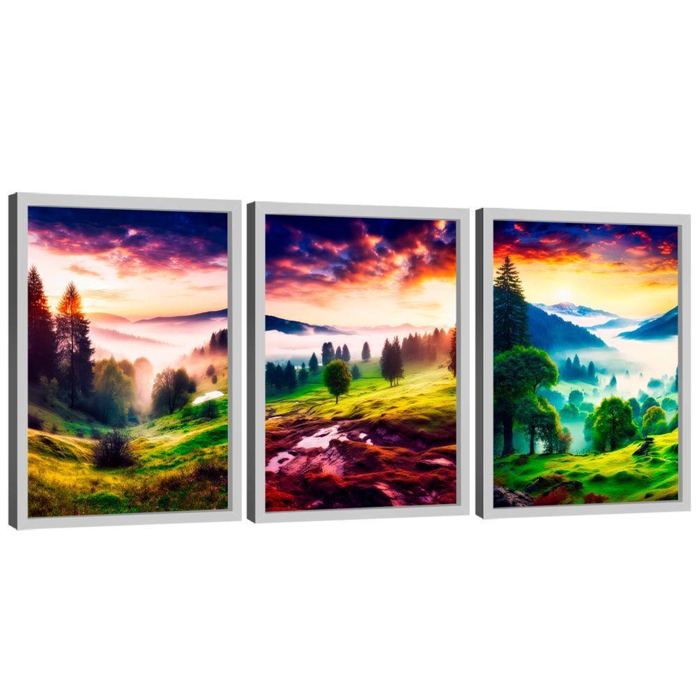 Quadro Decorativo Trio Paisagem Natural - 1