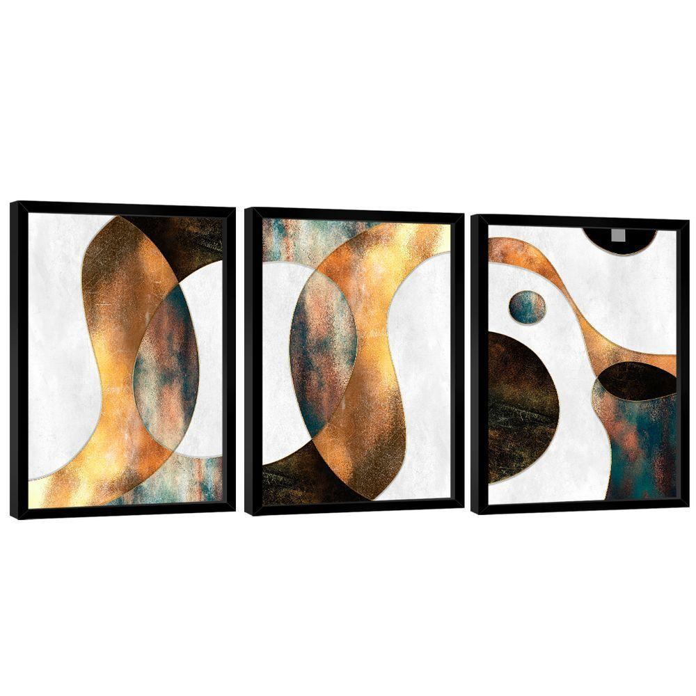 Quadro Decorativo Trio Abstrato Elegância - 3