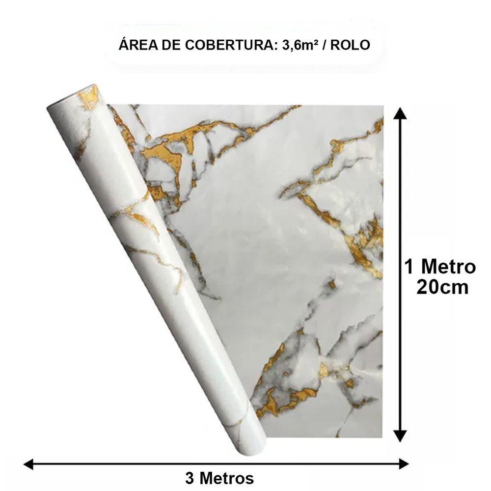 Papel De Parede Autocolante Adesivo Flexivel Marmore Obra Reforma Construçao Reparo Casa Moveis Envelopamento - 3