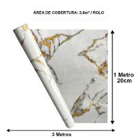 Papel De Parede Autocolante Adesivo Flexivel Marmore Obra Reforma Construçao Reparo Casa Moveis Envelopamento - 3