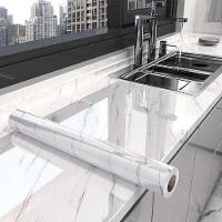 Papel De Parede Adesivo Autocolante Marmore Falso Flexivel Obra Reforma Construçao Moveis Cozinha Banheiro Envelopamento